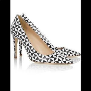 J.Crew Falsetto printed pumps in fresh cream